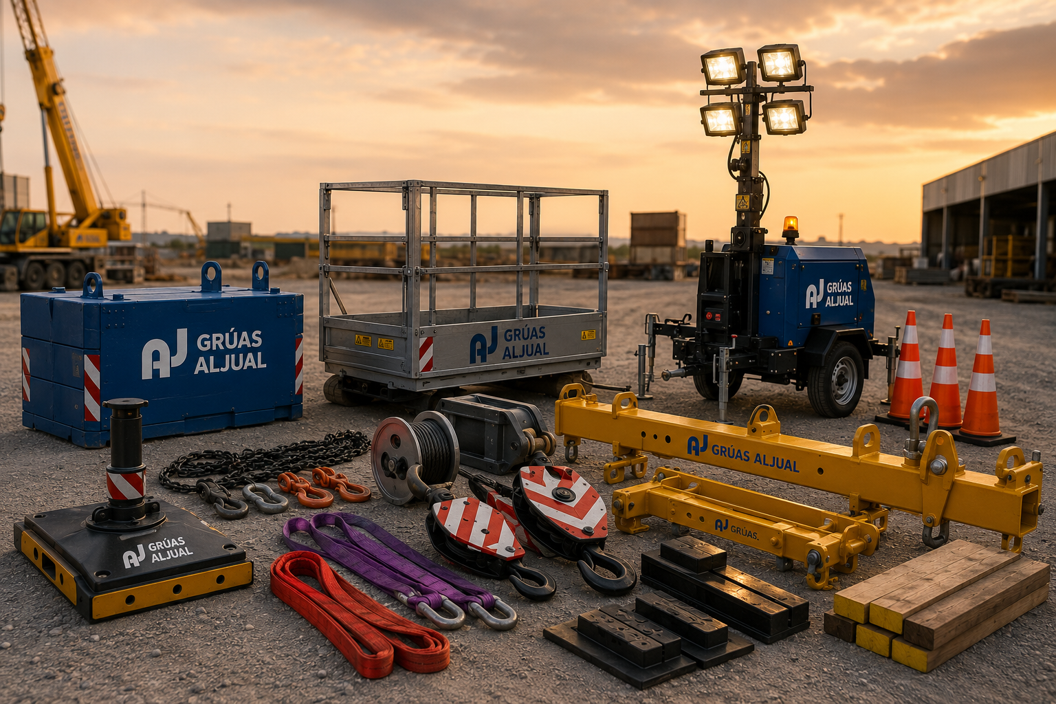 Equipos de apoyo de Grúas Aljual